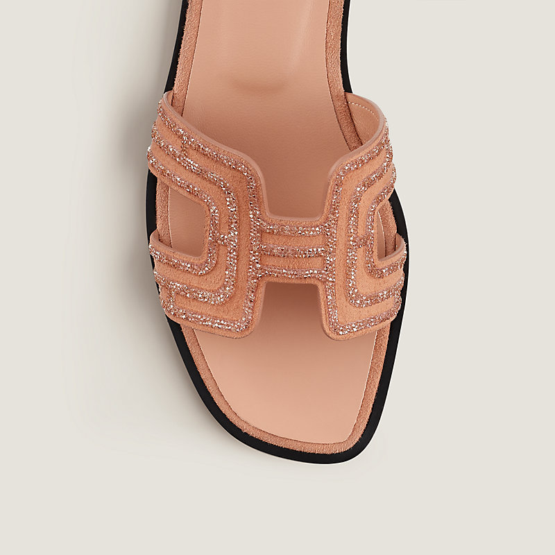 Hermes discount glitter sandals